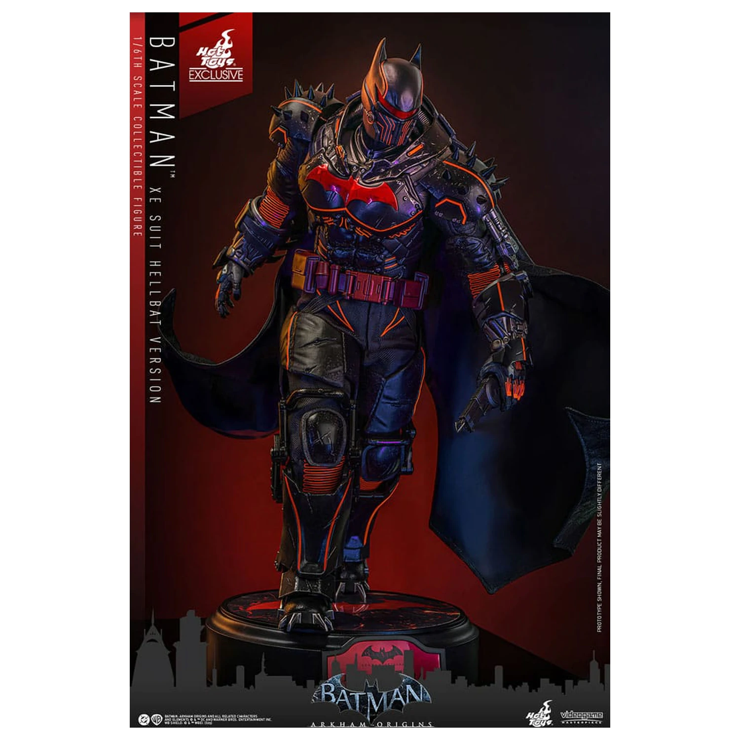 Batman Arkham Origins Videogame Masterpiece Action Figure 1/6 XE Suit Hellbat Version 33 cm zdjęcie produktu