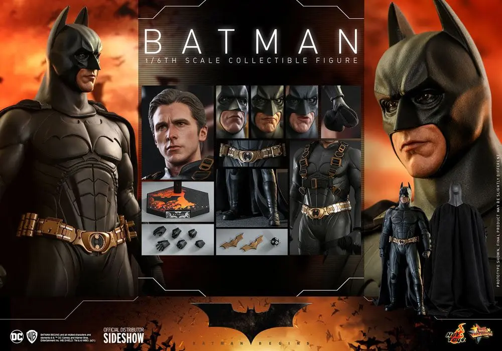 Batman Begins Movie Masterpiece Figurka Akcji 1/6 Batman Hot Toys Exclusive 32 cm zdjęcie produktu