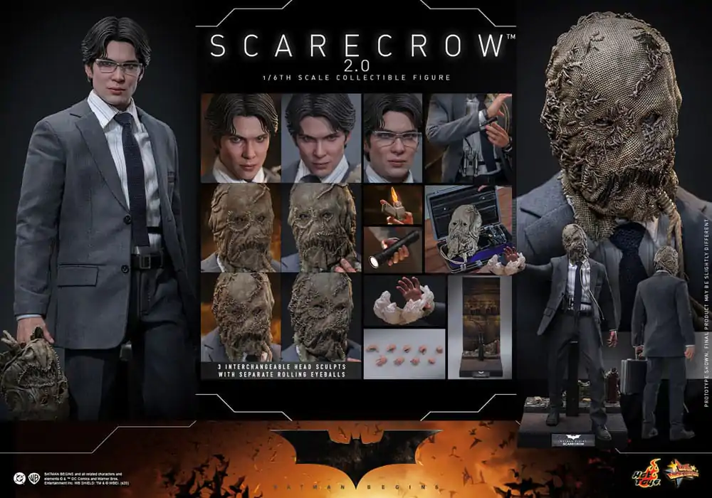 Batman Begins Movie Masterpiece Figurka Akcji 1/6 Scarecrow 2.0 30 cm zdjęcie produktu