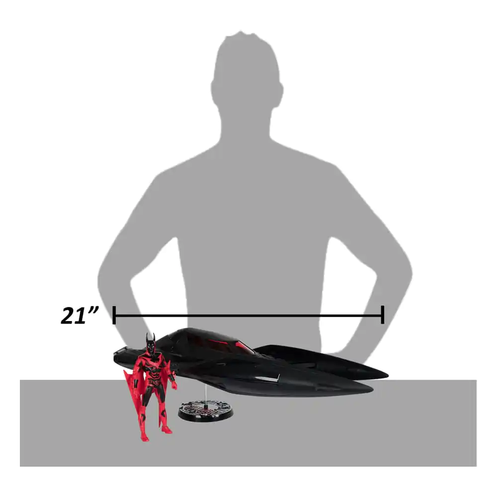 Batman Beyond DC Multiverse Figurka Akcji z Pojazdem Batman i Batmobil (Gold Label) 53 cm zdjęcie produktu