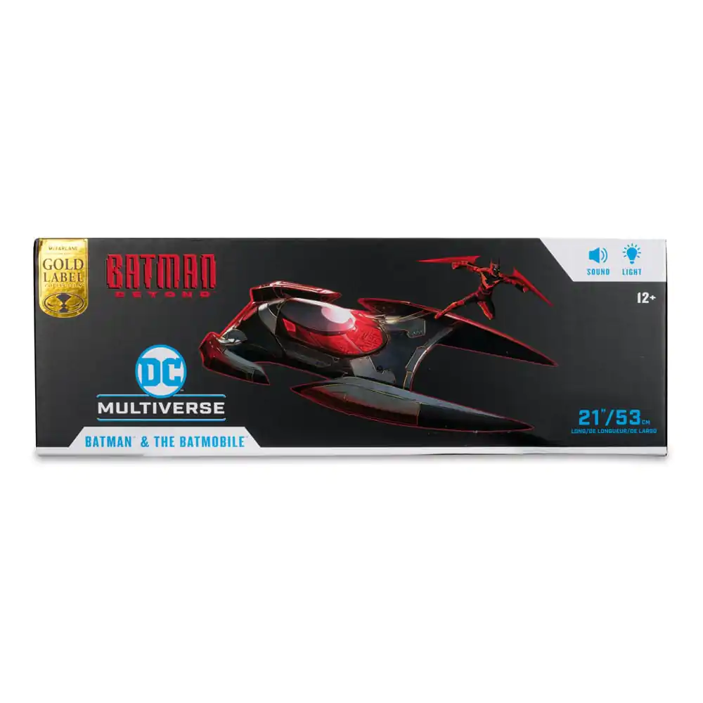Batman Beyond DC Multiverse Figurka Akcji z Pojazdem Batman i Batmobil (Gold Label) 53 cm zdjęcie produktu