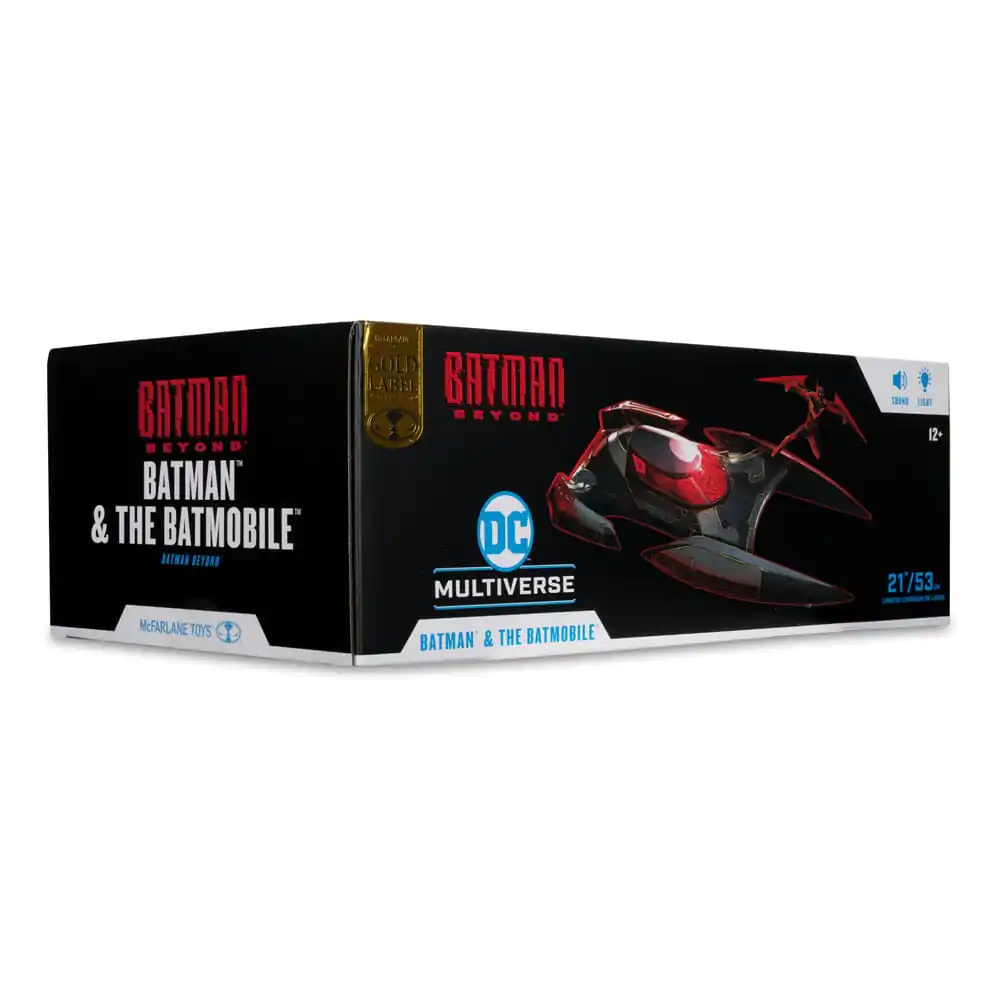 Batman Beyond DC Multiverse Figurka Akcji z Pojazdem Batman i Batmobil (Gold Label) 53 cm zdjęcie produktu