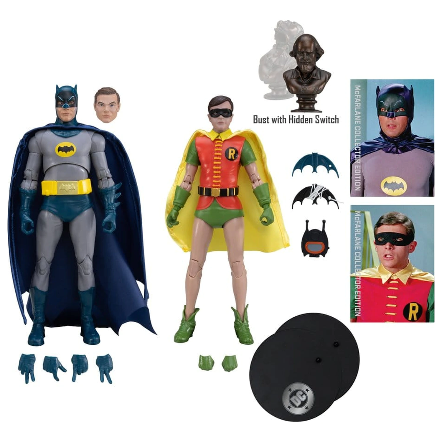 Batman Classic TV Series DC Multiverse McFarlane Collector Edition zestaw 2 figurek akcji Batman i Robin 18 cm zdjęcie produktu