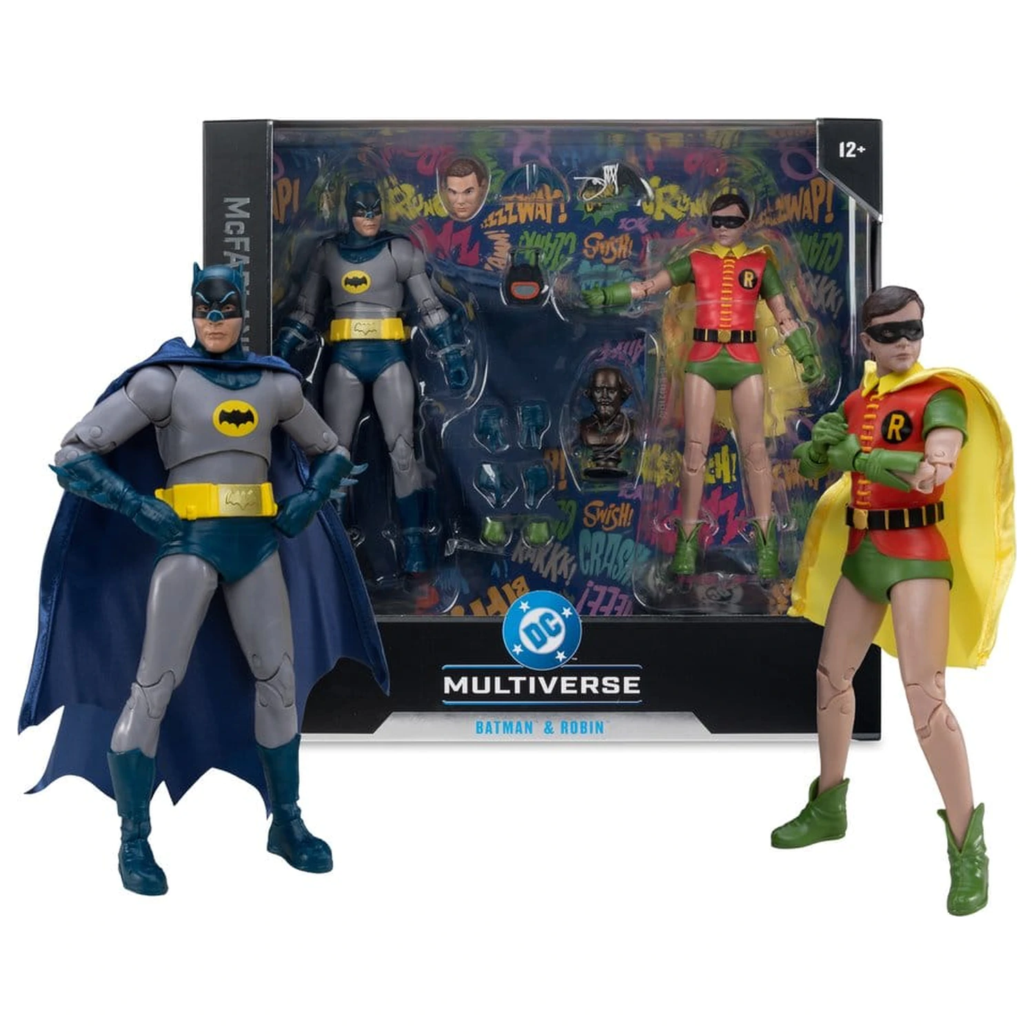 Batman Classic TV Series DC Multiverse McFarlane Collector Edition zestaw 2 figurek akcji Batman i Robin 18 cm zdjęcie produktu