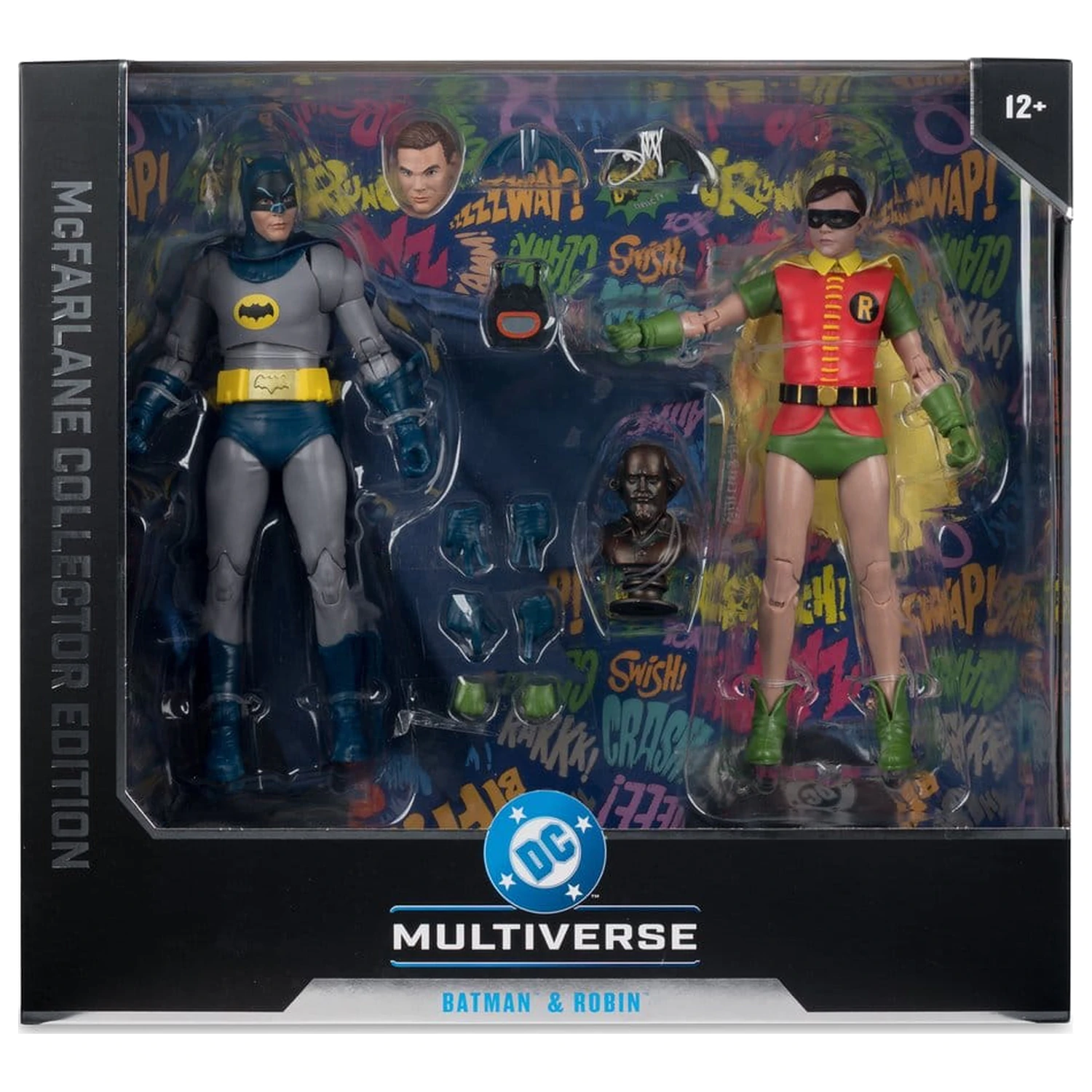 Batman Classic TV Series DC Multiverse McFarlane Collector Edition zestaw 2 figurek akcji Batman i Robin 18 cm zdjęcie produktu