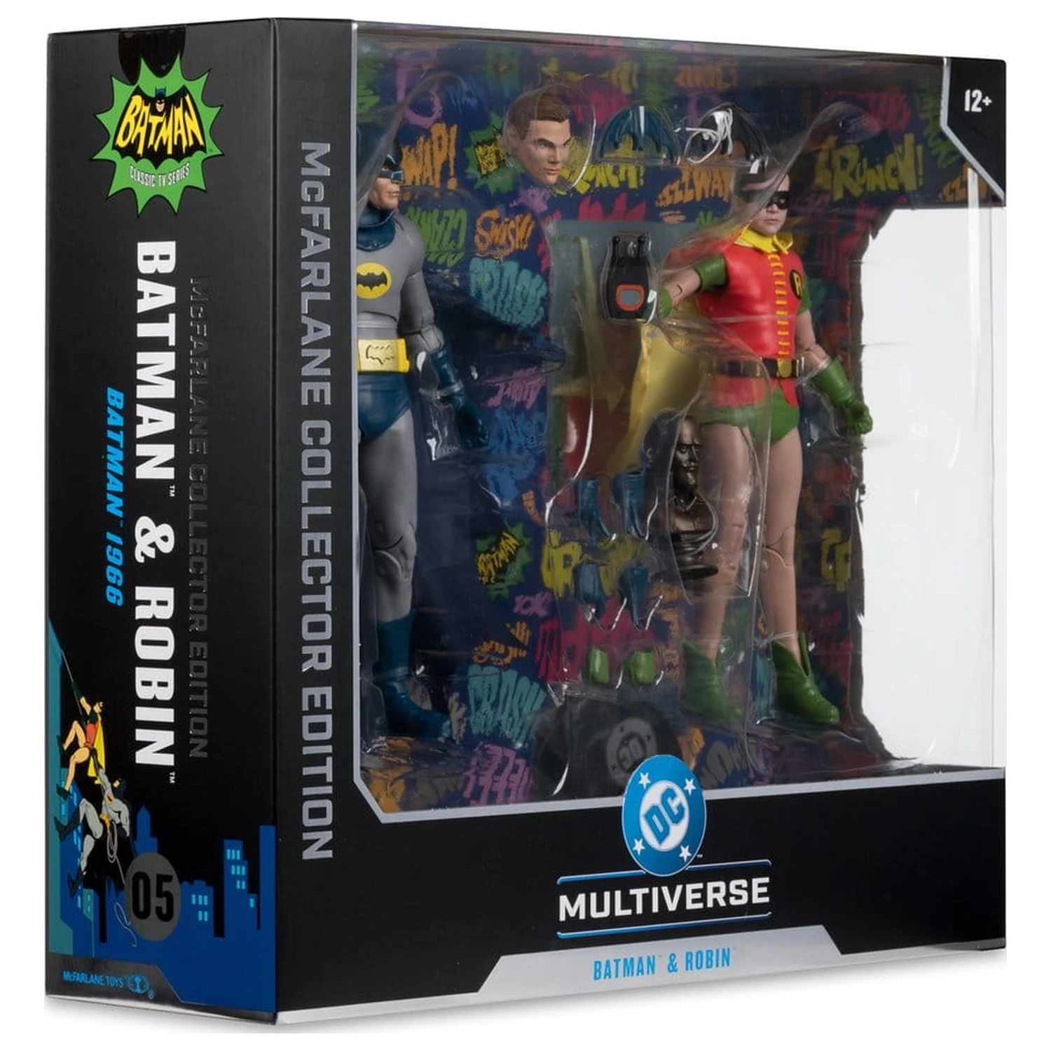 Batman Classic TV Series DC Multiverse McFarlane Collector Edition zestaw 2 figurek akcji Batman i Robin 18 cm zdjęcie produktu