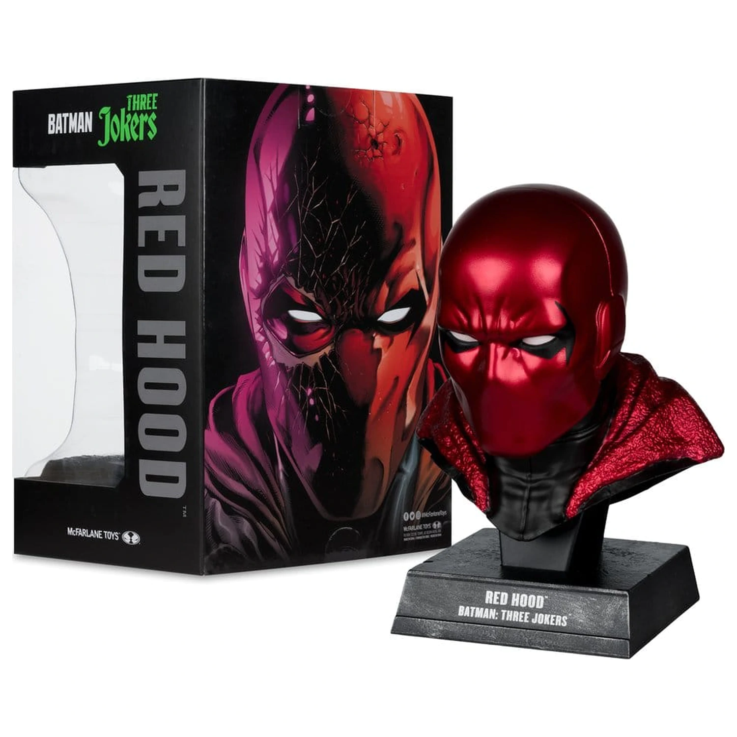 Batman DC Direct Mini-Replika 1/3 Maska Red Hooda (Batman: Three Jokers) 18 cm zdjęcie produktu