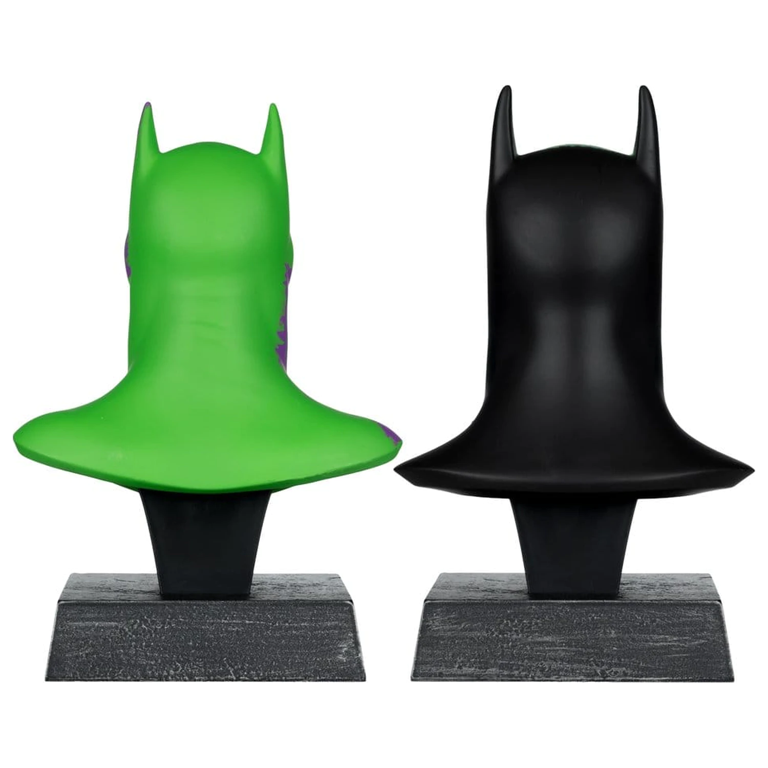 Batman DC Direct Mini Replika 1/3 Zestaw 2-pak Batman Cowls Hush & Knightfall (Jokerized) (Gold Label) 18 cm zdjęcie produktu