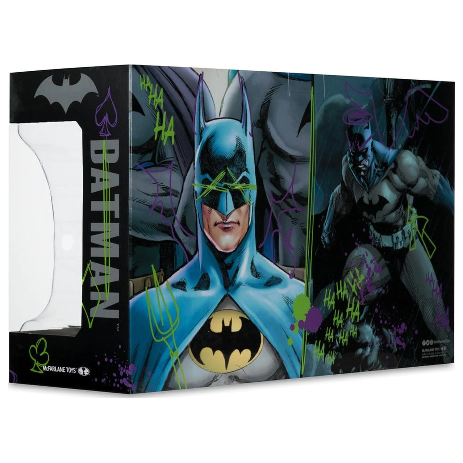 Batman DC Direct Mini Replika 1/3 Zestaw 2-pak Batman Cowls Hush & Knightfall (Jokerized) (Gold Label) 18 cm zdjęcie produktu
