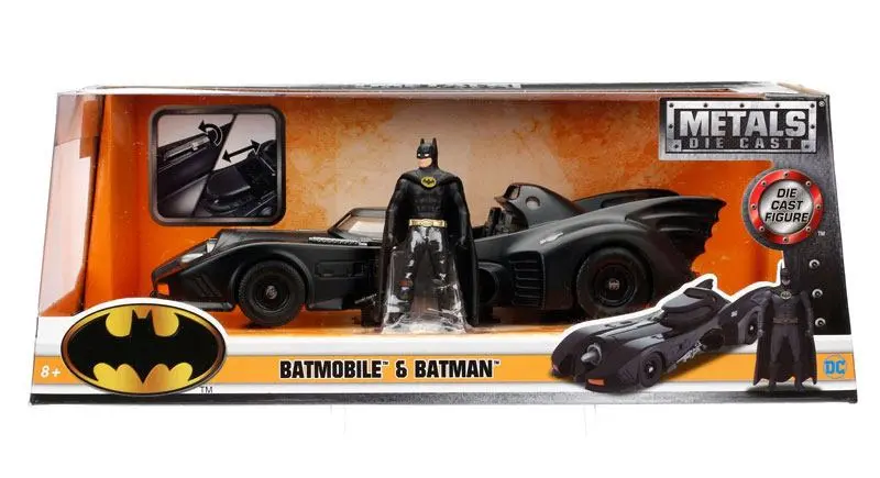 Batman Diecast Model 1/24 1989 Batmobil z figurką zdjęcie produktu