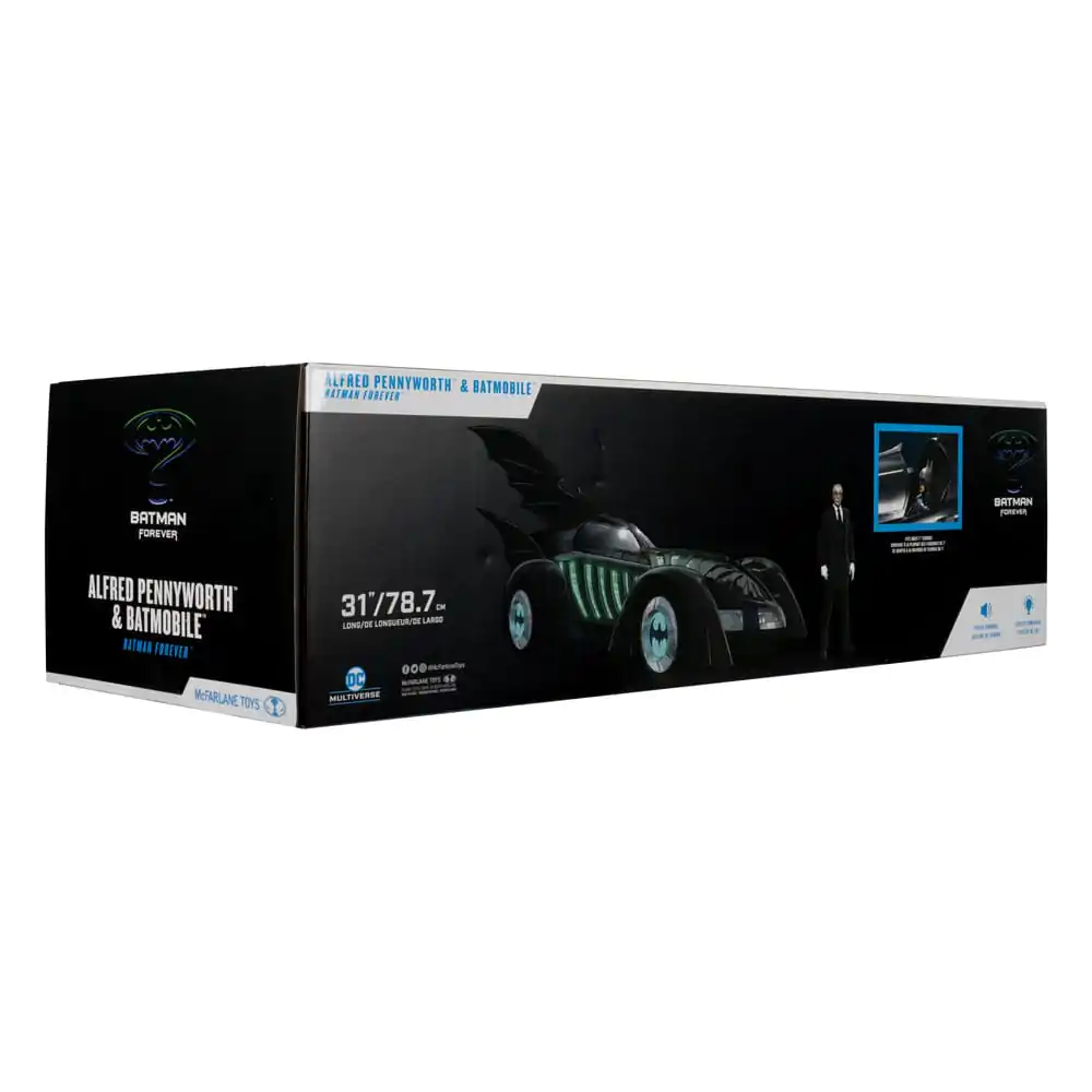 Figurka Akcji DC Multiverse Batman Forever z Pojazdem Alfred Pennyworth & Batmobile (Gold Label) 79 cm zdjęcie produktu