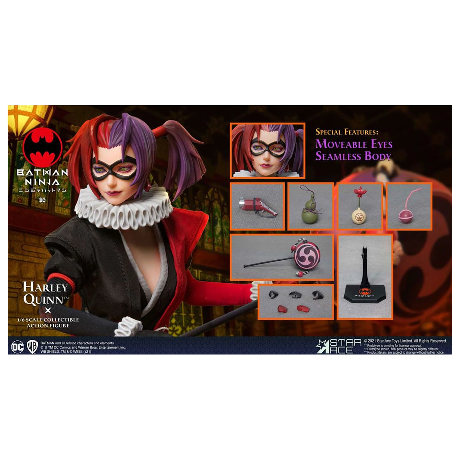 Batman Ninja My Favourite Movie figurka akcji 1/6 Harley Quinn Normal Ver. 30 cm zdjęcie produktu