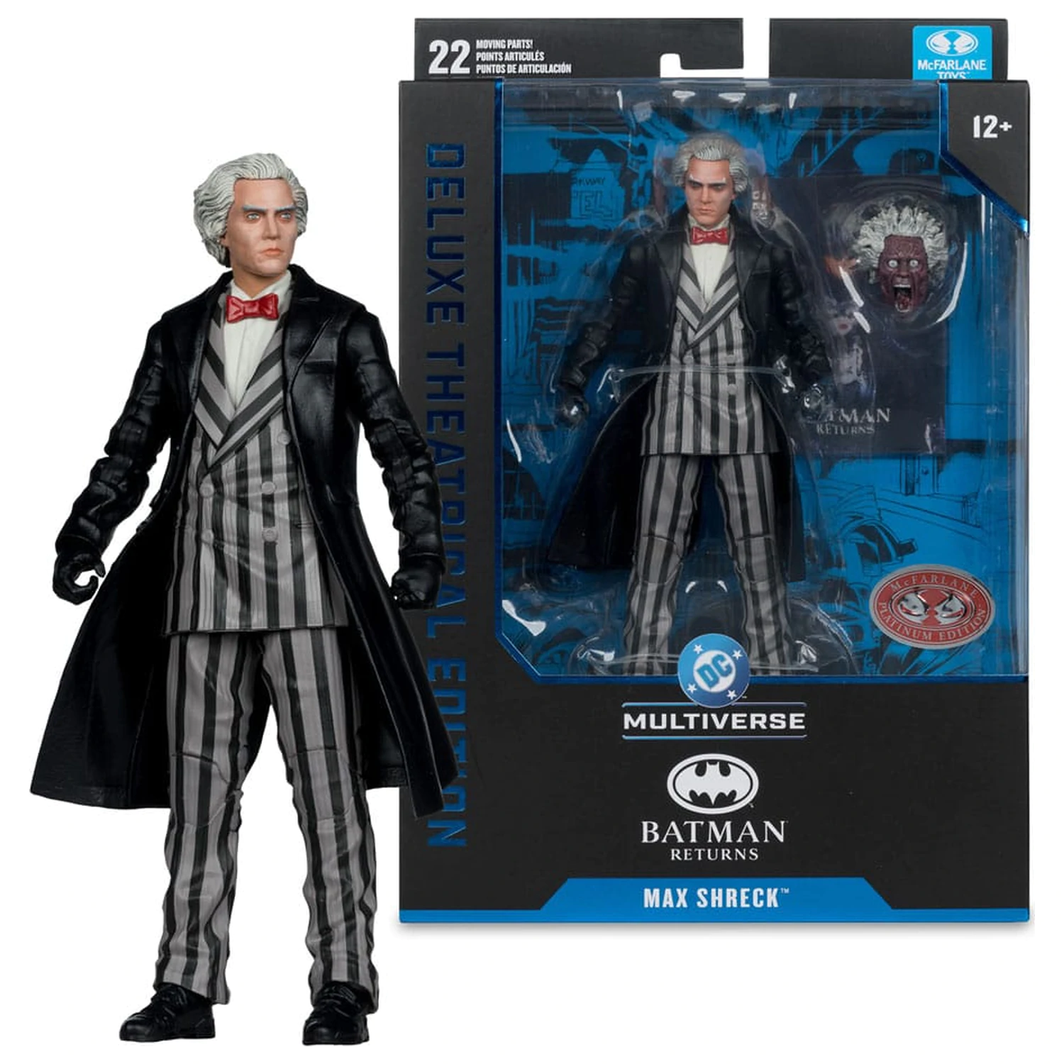 Figurka akcji Batman Returns DC Theatrical Deluxe Edition Max Shreck (Red Platinum Edition) 18 cm zdjęcie produktu