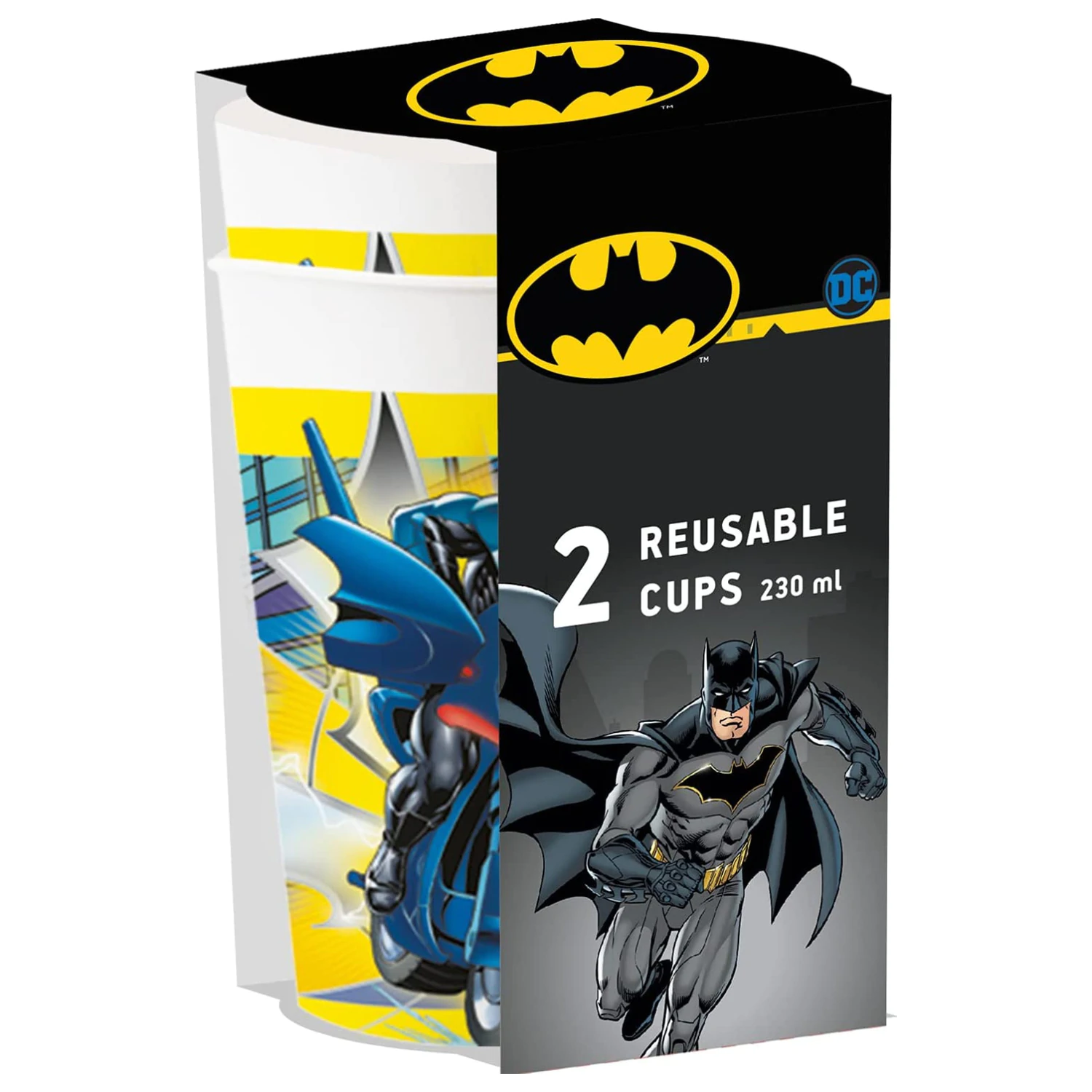 Zestaw 2 plastikowych kubków Batman Rogue Rage, 230 ml zdjęcie produktu