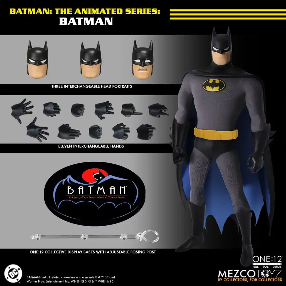 Batman: The Animated Series Figurka Akcji 1/12 Batman 17 cm zdjęcie produktu