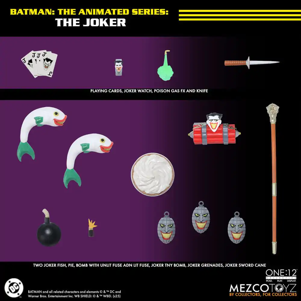 Batman: The Animated Series Figurka Akcji 1/12 Joker 17 cm zdjęcie produktu