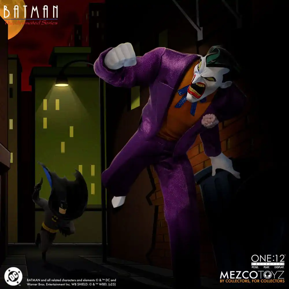 Batman: The Animated Series Figurka Akcji 1/12 Joker 17 cm zdjęcie produktu