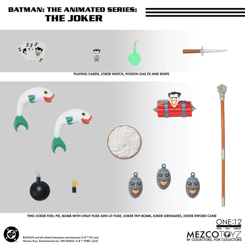 Batman: The Animated Series Figurka Akcji 1/12 Joker 17 cm zdjęcie produktu
