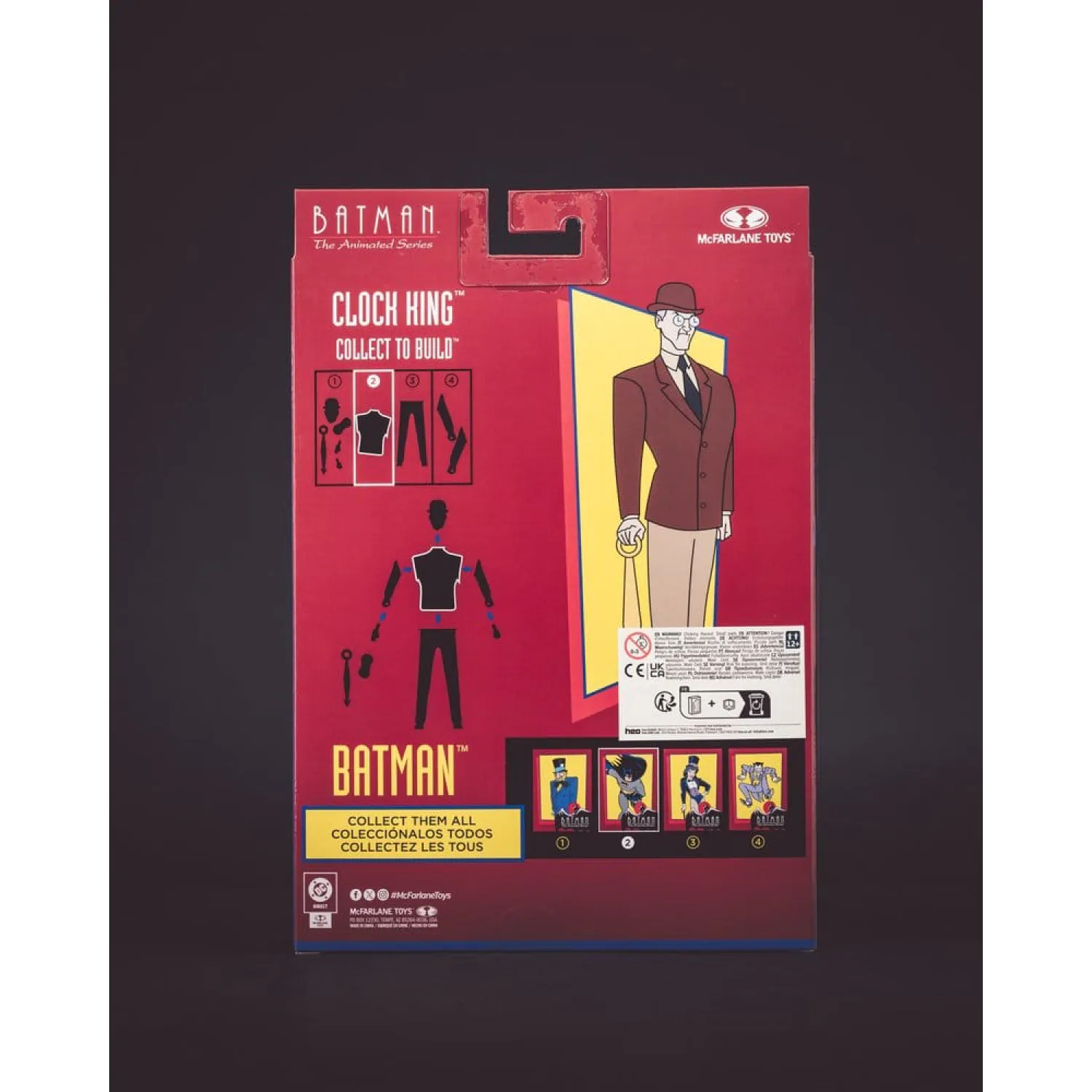 Batman: The Animated Series DC Direct Build-A Figurki Akcji Fala 7 Batman (alternatywne wyrazy twarzy) (Platinum Edition) 15 cm zdjęcie produktu