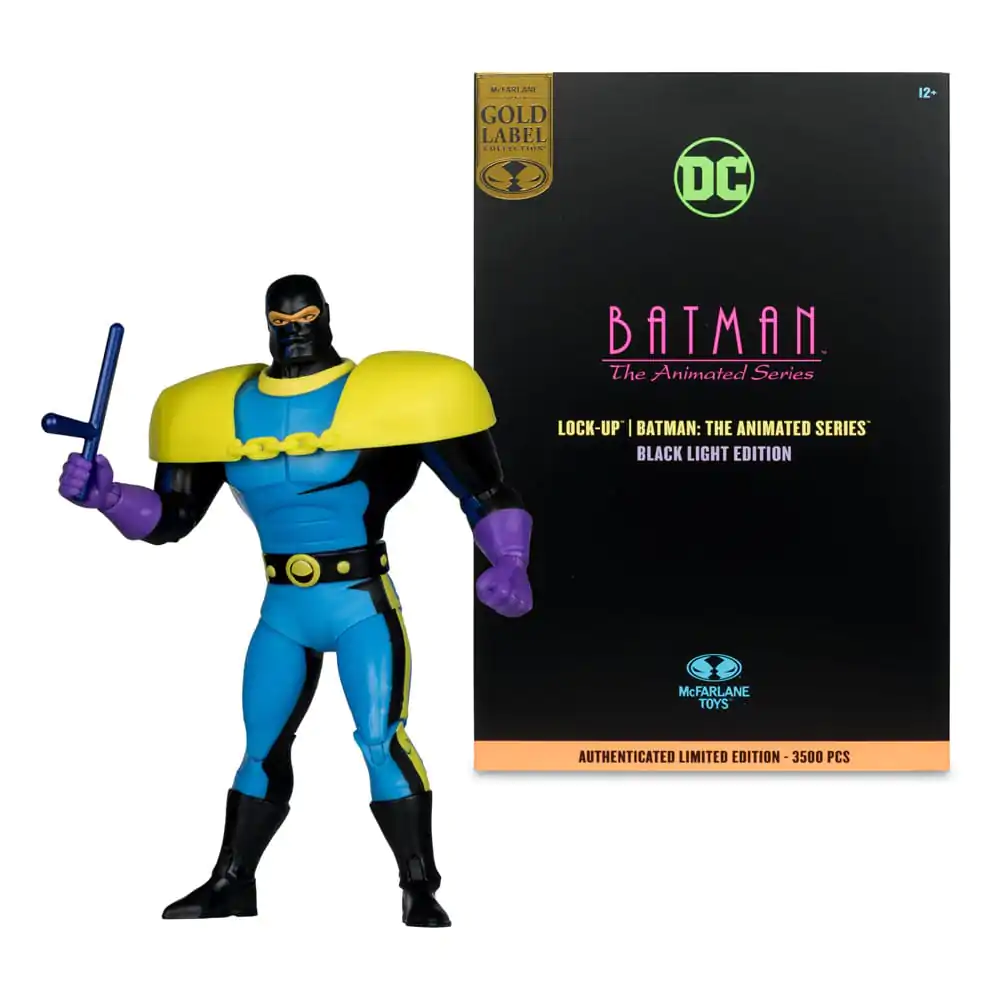 Batman: The Animated Series DC Direct Build-A Figurki Akcji Fala 5 Lock-Up Edycja Black Light (Gold Label) 15 cm zdjęcie produktu