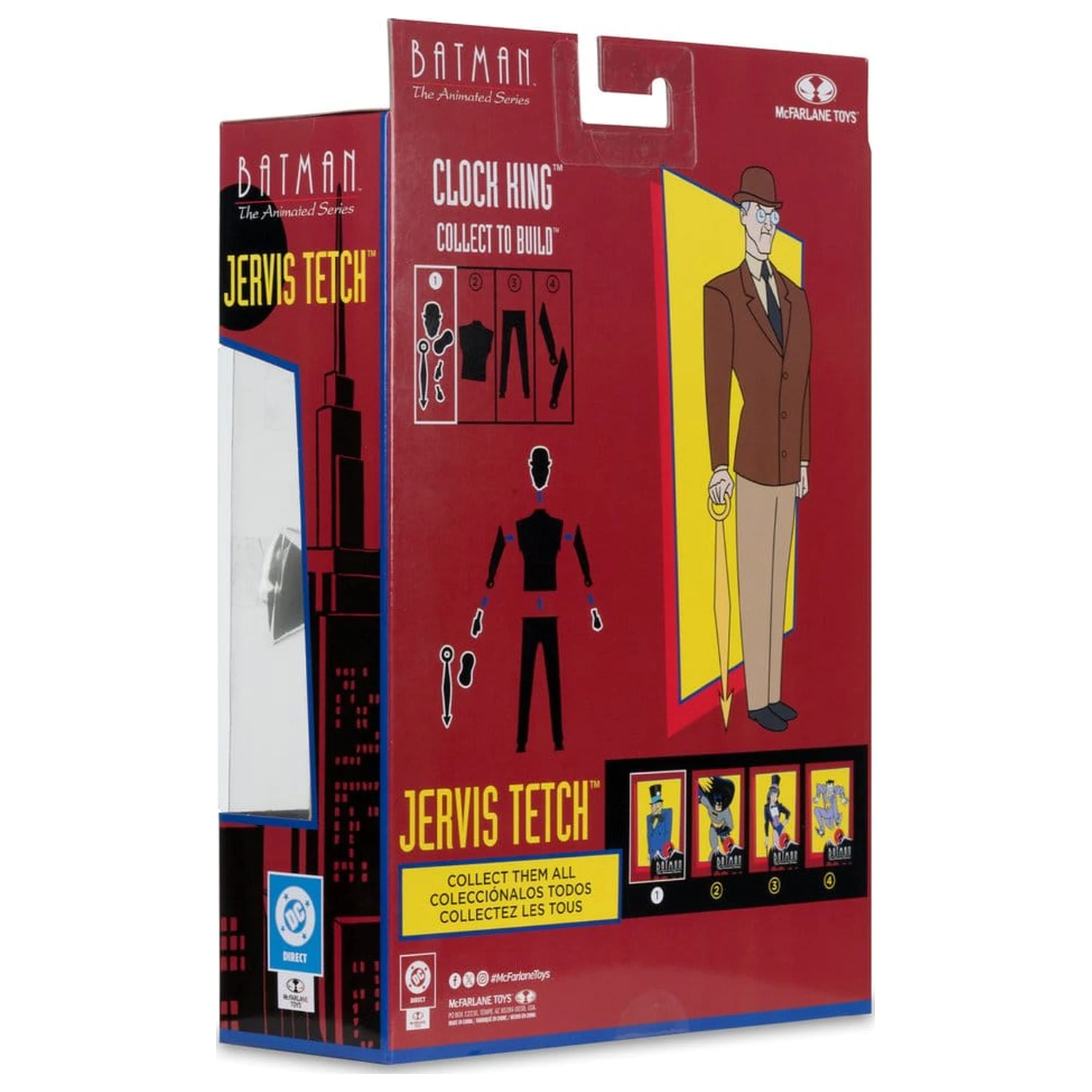 Batman: The Animated Series DC Direct Zbuduj-A Figurki Akcji Fala 7 Jervis Tetch (Mad Hatter) 15 cm zdjęcie produktu