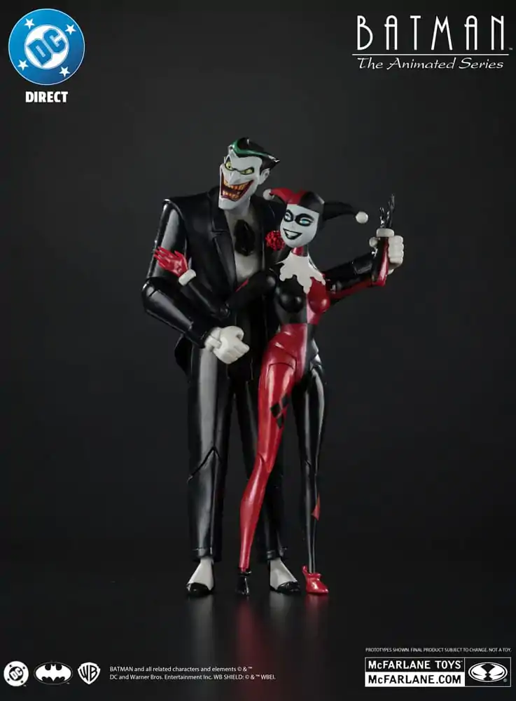 Batman: The Animated Series DC Direct Action Figures Harley Quinn & The Joker (Mad Love) (Gold Label) 18 cm zdjęcie produktu