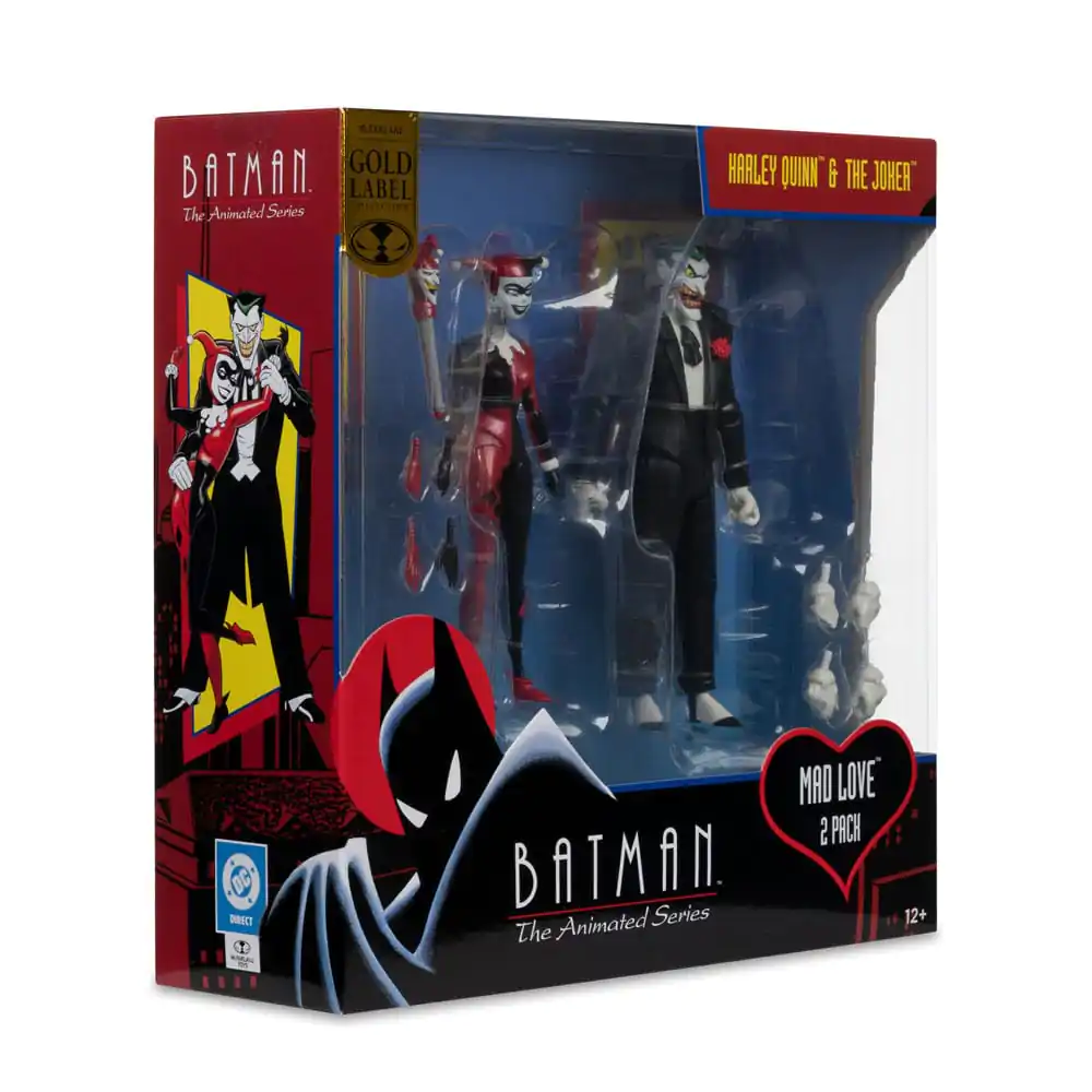 Batman: The Animated Series DC Direct Action Figures Harley Quinn & The Joker (Mad Love) (Gold Label) 18 cm zdjęcie produktu