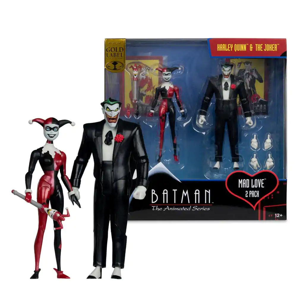 Batman: The Animated Series DC Direct Action Figures Harley Quinn & The Joker (Mad Love) (Gold Label) 18 cm zdjęcie produktu