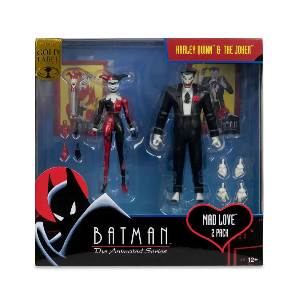 Batman: The Animated Series DC Direct Action Figures Harley Quinn & The Joker (Mad Love) (Gold Label) 18 cm zdjęcie produktu