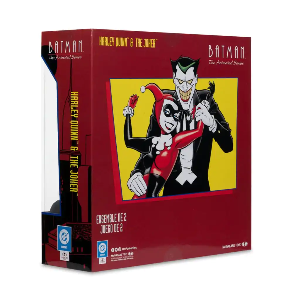 Batman: The Animated Series DC Direct Action Figures Harley Quinn & The Joker (Mad Love) (Gold Label) 18 cm zdjęcie produktu