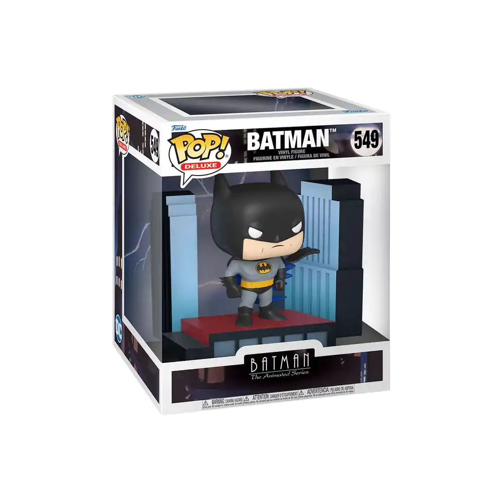 Batman The Animated Series Funko POP! Deluxe Figurka winylowa Batman na dachu 9 cm zdjęcie produktu