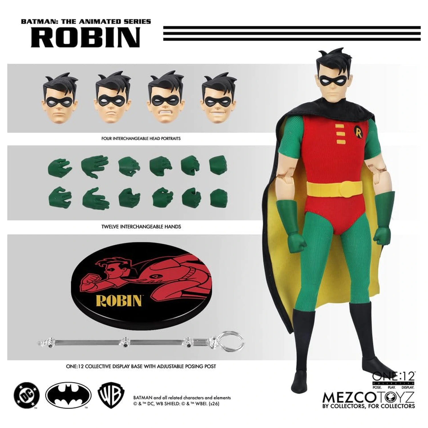 Batman: The Animated Series One:12 Collective Figurka Akcji 1/12 Robin 17 cm zdjęcie produktu