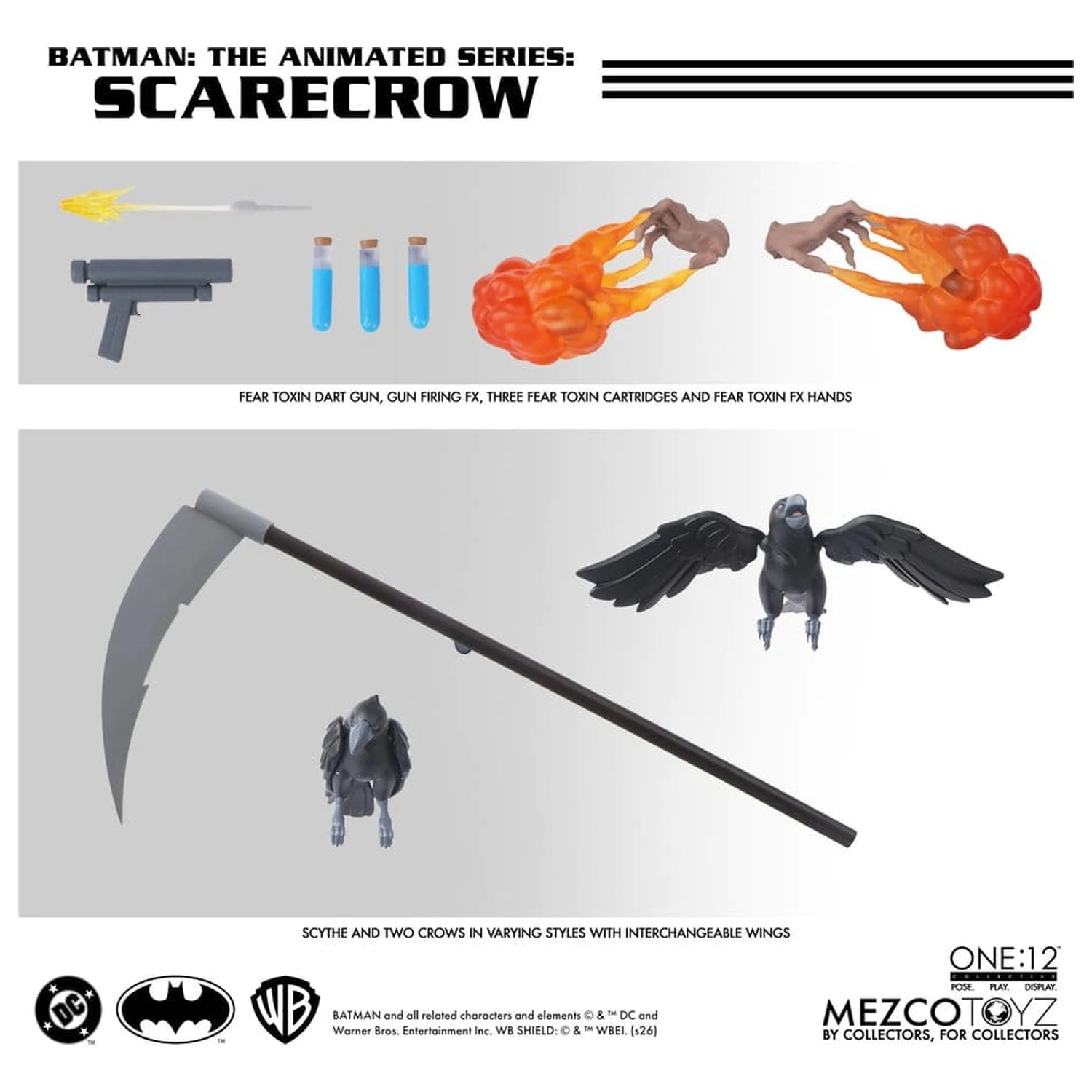 Batman: The Animated Series One:12 Collective Figurka akcji Scarecrow 17 cm zdjęcie produktu