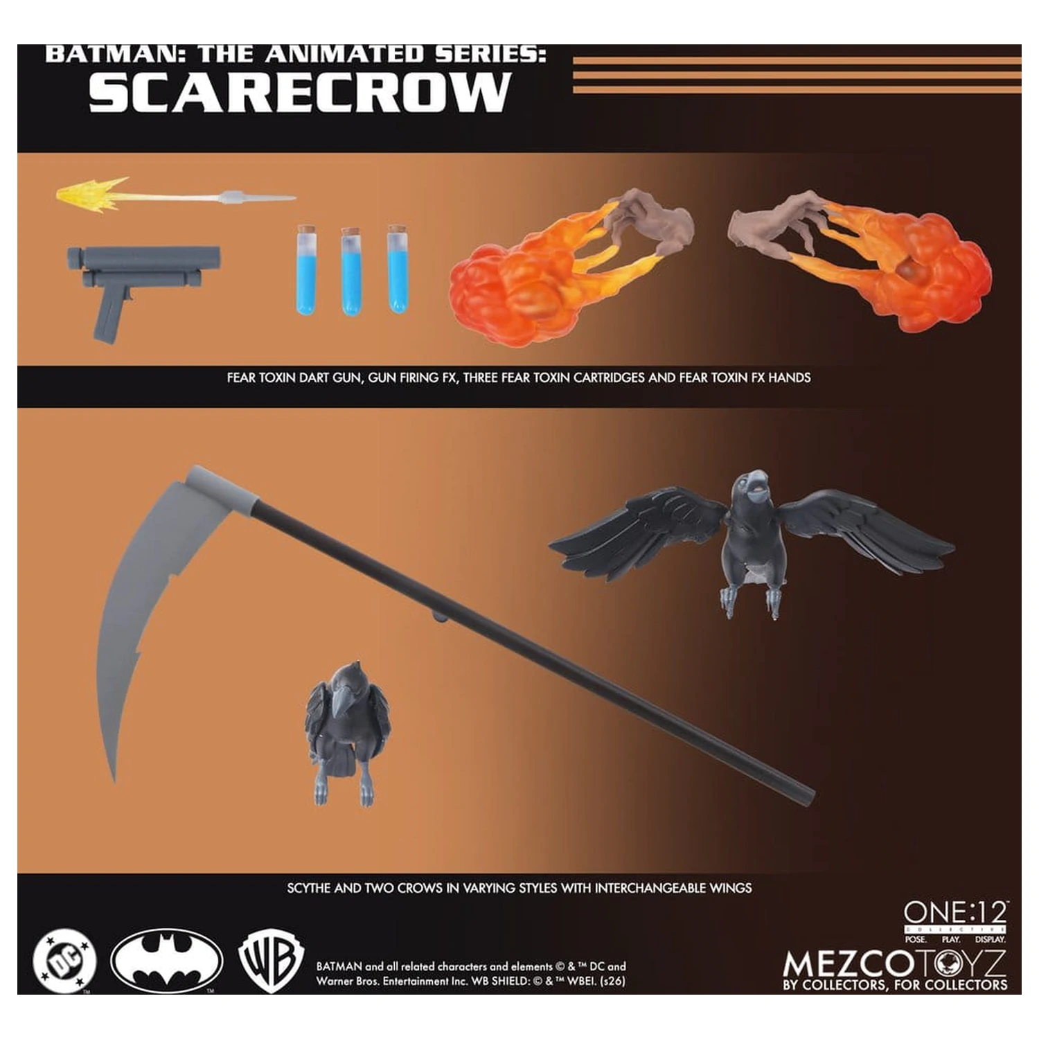 Batman: The Animated Series One:12 Collective Figurka akcji Scarecrow 17 cm zdjęcie produktu