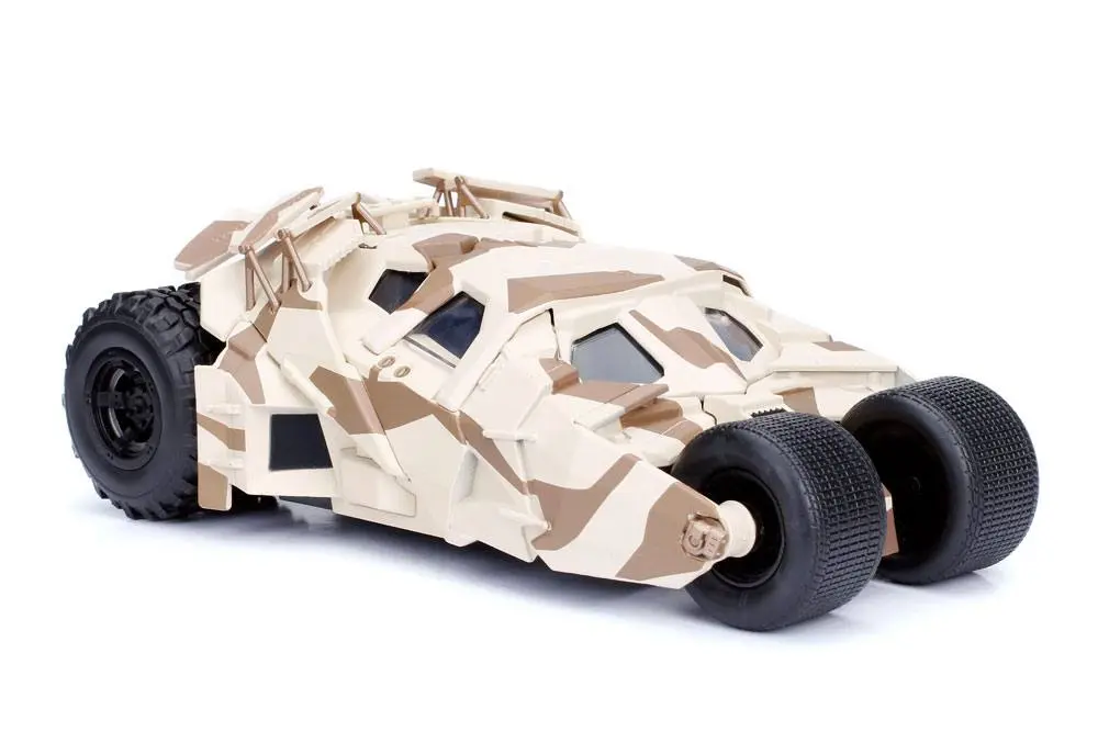 Batman The Dark Knight Diecast Model 1/24 2008 Batmobil Camo z figurką zdjęcie produktu