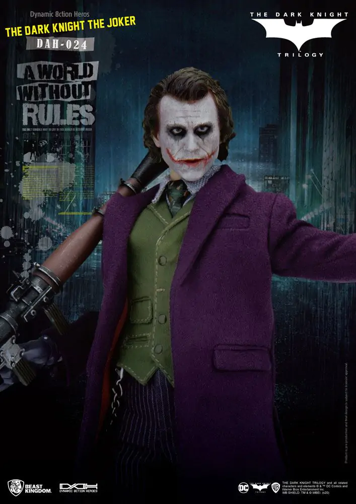 Batman The Dark Knight Dynamic 8ction Heroes Figurka Akcji 1/9 Joker 21 cm zdjęcie produktu