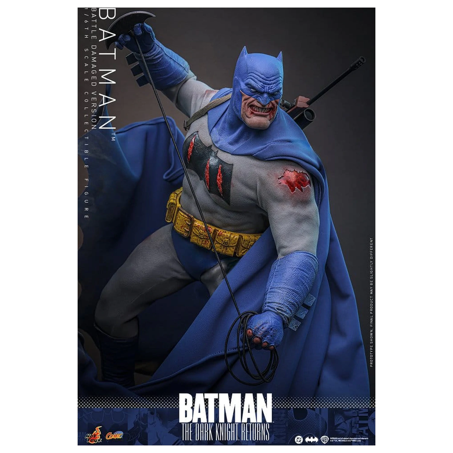 Batman: The Dark Knight Returns Comic Masterpiece figurka akcji 1/6 Batman (wersja uszkodzona w walce) 32 cm zdjęcie produktu