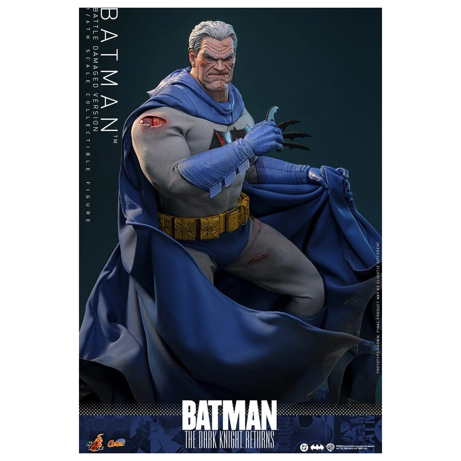 Batman: The Dark Knight Returns Comic Masterpiece figurka akcji 1/6 Batman (wersja uszkodzona w walce) 32 cm zdjęcie produktu