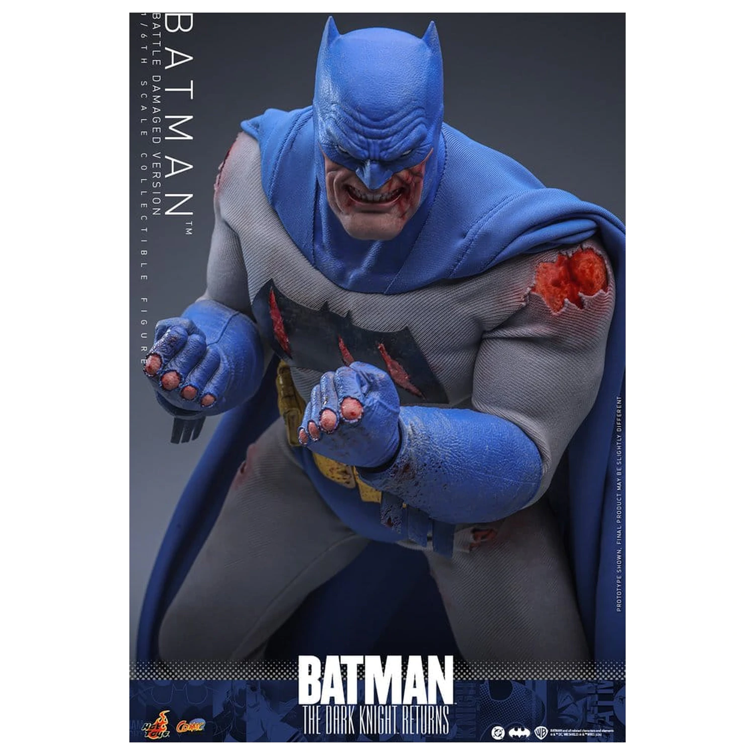 Batman: The Dark Knight Returns Comic Masterpiece figurka akcji 1/6 Batman (wersja uszkodzona w walce) 32 cm zdjęcie produktu