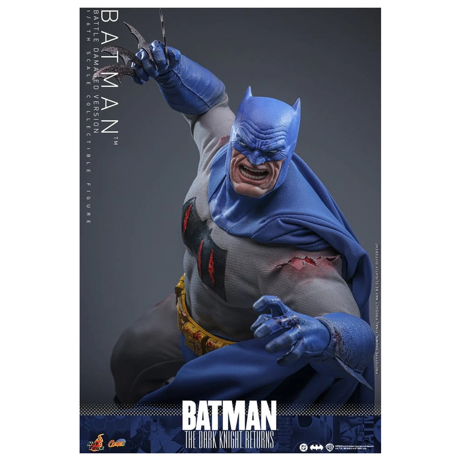 Batman: The Dark Knight Returns Comic Masterpiece figurka akcji 1/6 Batman (wersja uszkodzona w walce) 32 cm zdjęcie produktu