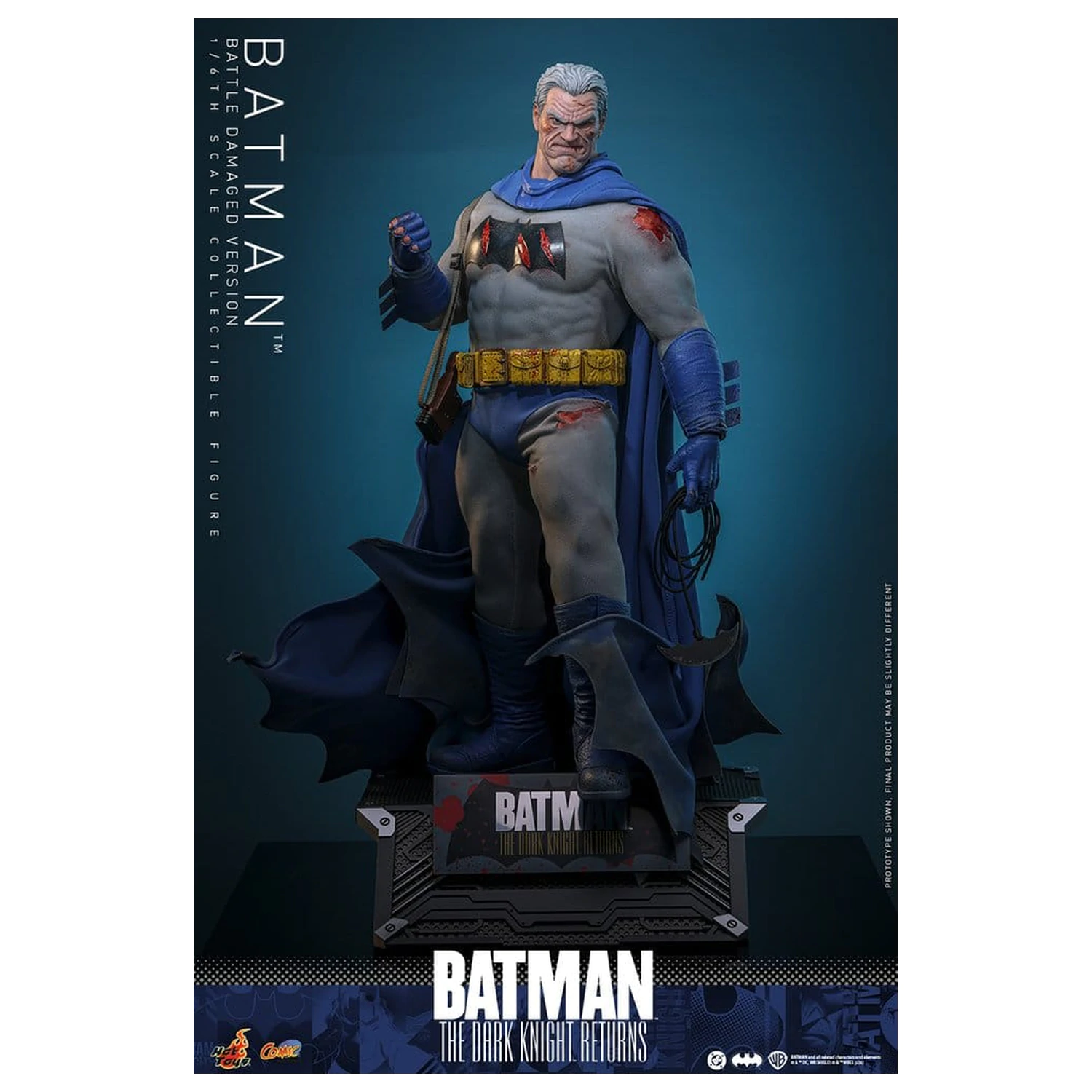 Batman: The Dark Knight Returns Comic Masterpiece figurka akcji 1/6 Batman (wersja uszkodzona w walce) 32 cm zdjęcie produktu