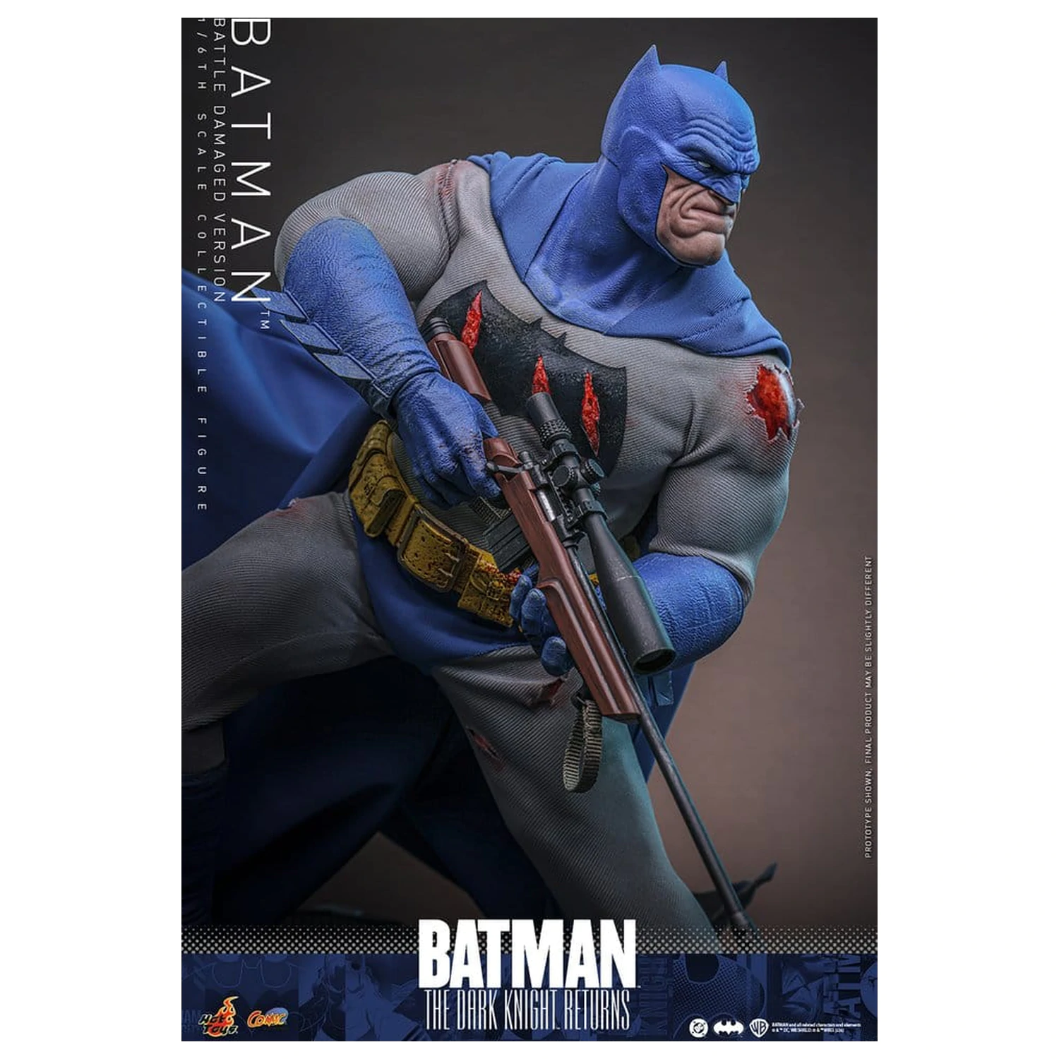 Batman: The Dark Knight Returns Comic Masterpiece figurka akcji 1/6 Batman (wersja uszkodzona w walce) 32 cm zdjęcie produktu
