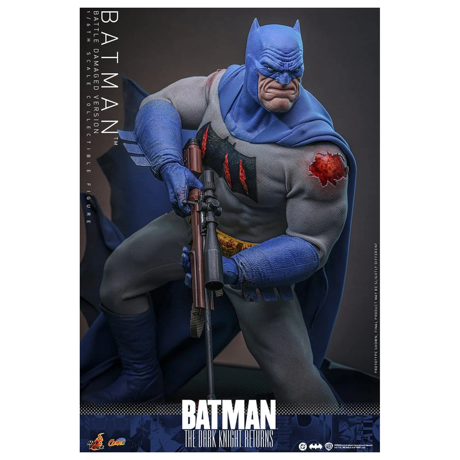 Batman: The Dark Knight Returns Comic Masterpiece figurka akcji 1/6 Batman (wersja uszkodzona w walce) 32 cm zdjęcie produktu