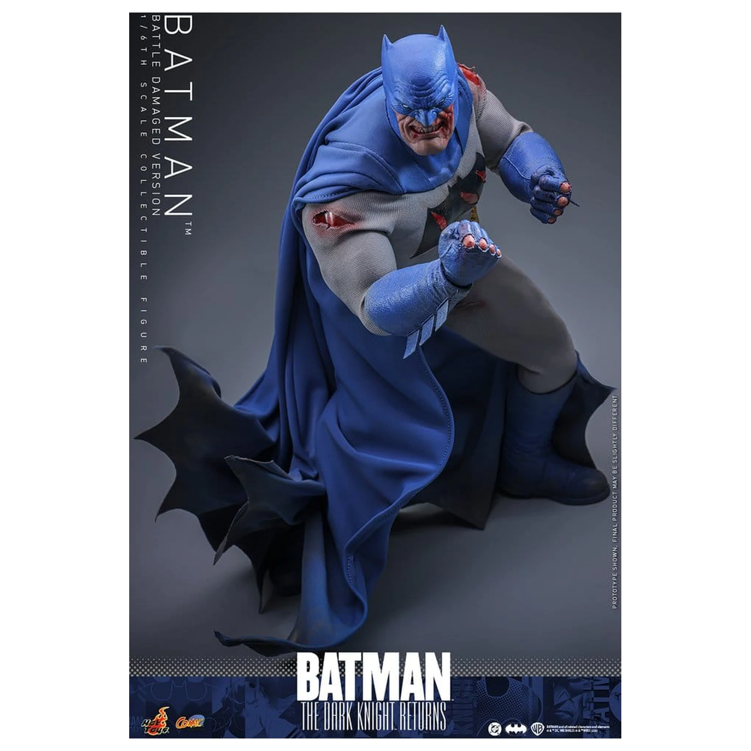 Batman: The Dark Knight Returns Comic Masterpiece figurka akcji 1/6 Batman (wersja uszkodzona w walce) 32 cm zdjęcie produktu