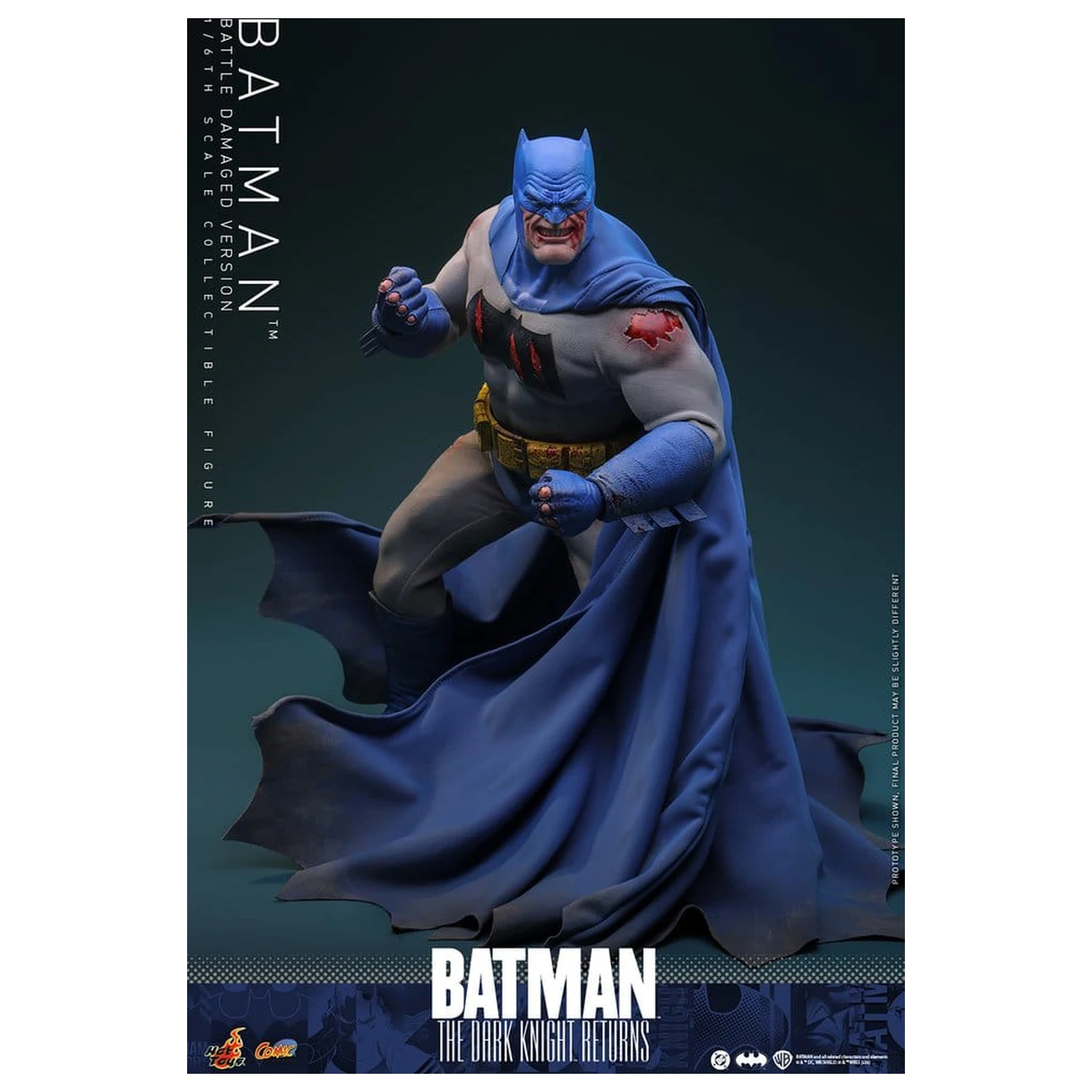 Batman: The Dark Knight Returns Comic Masterpiece figurka akcji 1/6 Batman (wersja uszkodzona w walce) 32 cm zdjęcie produktu