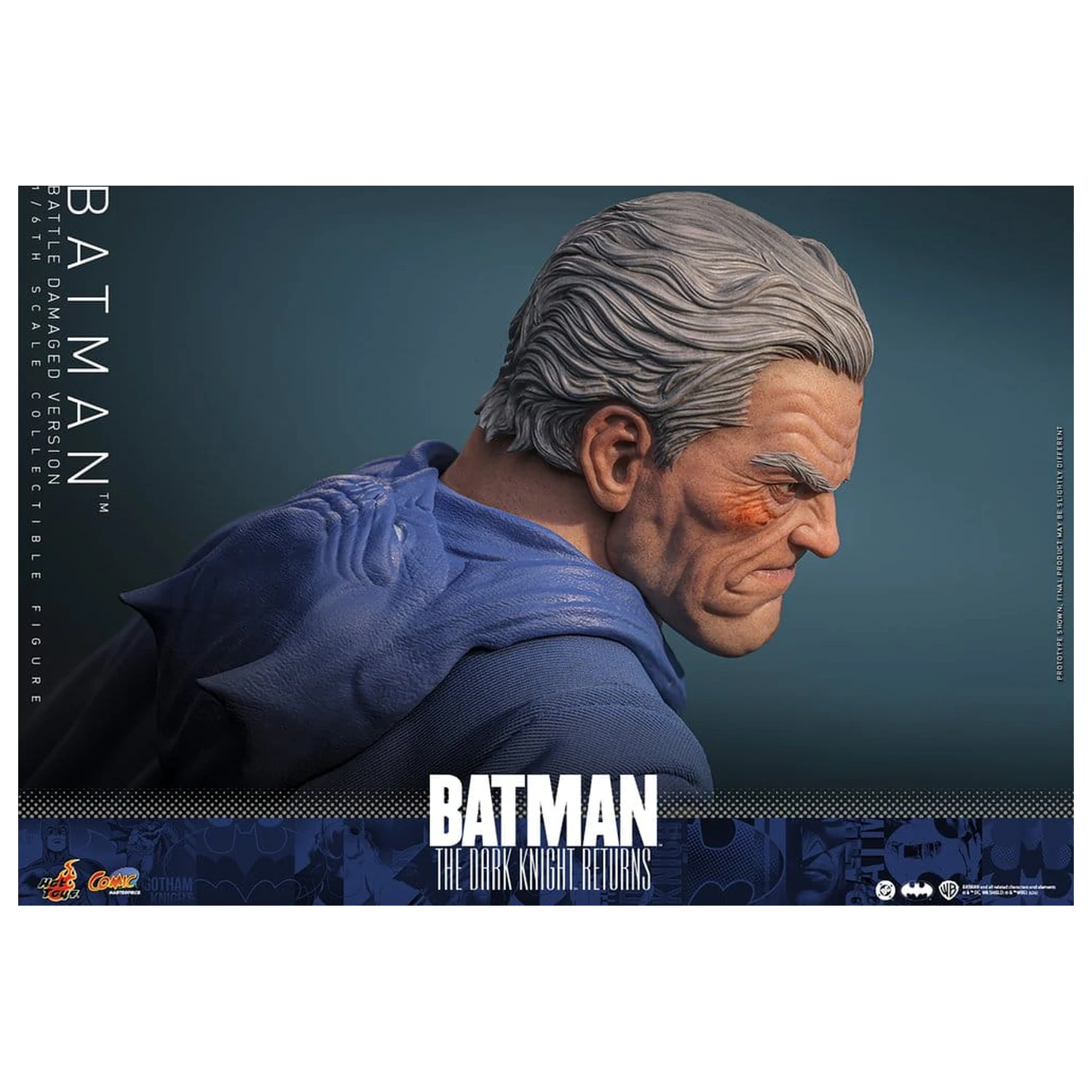 Batman: The Dark Knight Returns Comic Masterpiece figurka akcji 1/6 Batman (wersja uszkodzona w walce) 32 cm zdjęcie produktu