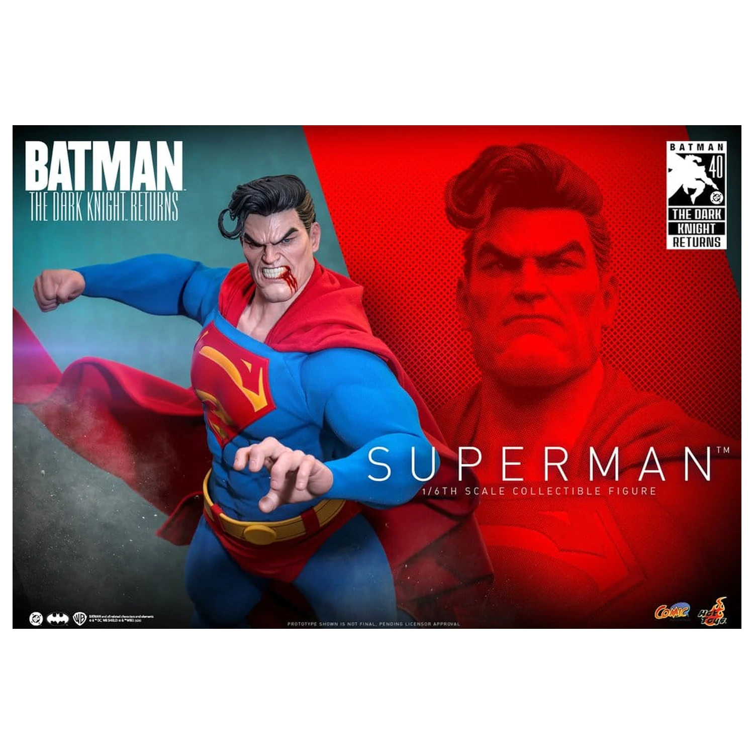 Batman: The Dark Knight Returns Comic Masterpiece figurka akcji 1/6 Superman 34 cm zdjęcie produktu
