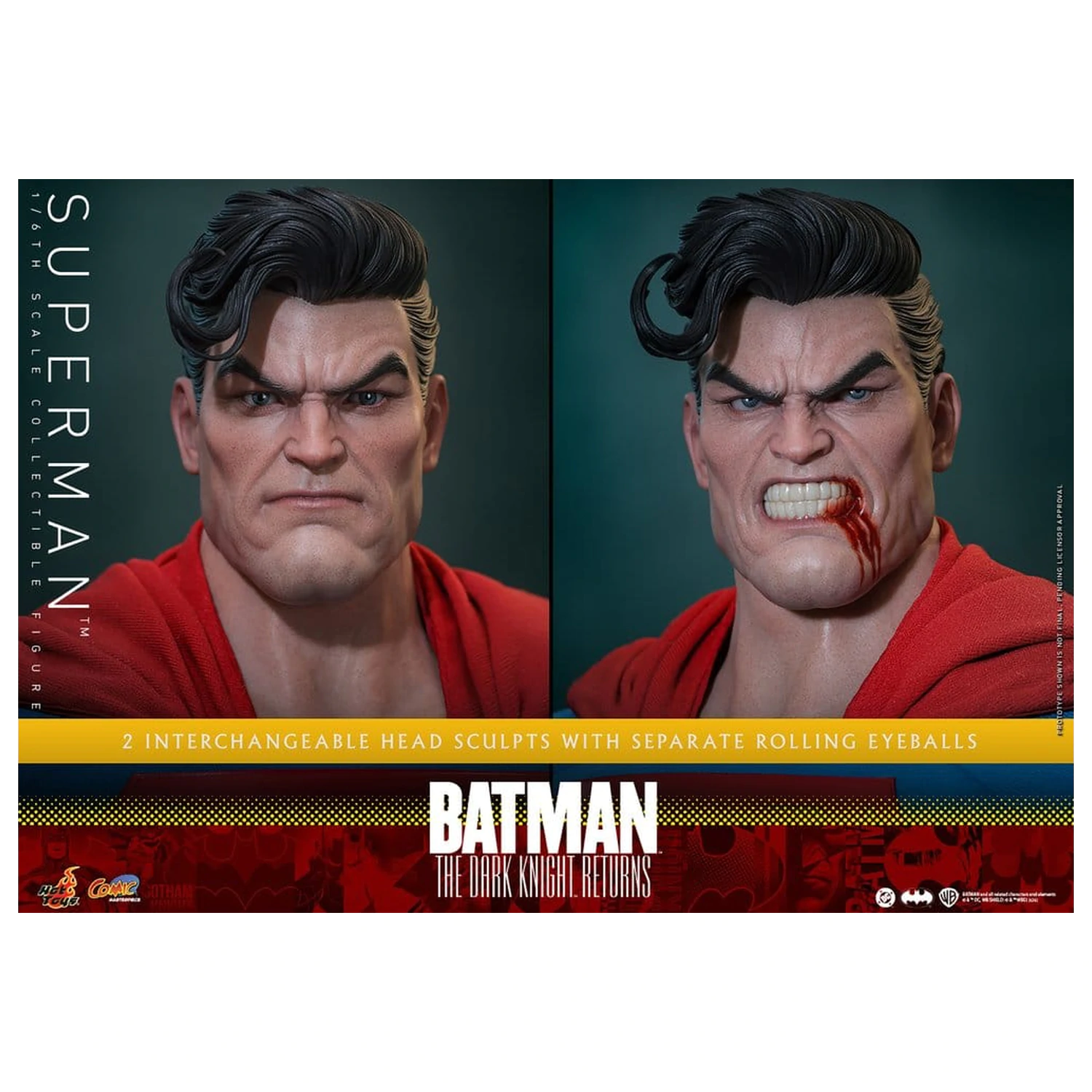 Batman: The Dark Knight Returns Comic Masterpiece figurka akcji 1/6 Superman 34 cm zdjęcie produktu