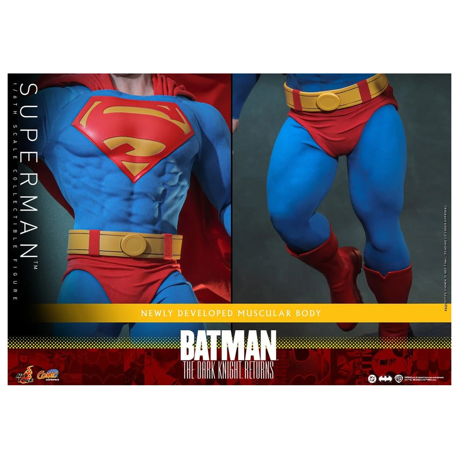 Batman: The Dark Knight Returns Comic Masterpiece figurka akcji 1/6 Superman 34 cm zdjęcie produktu