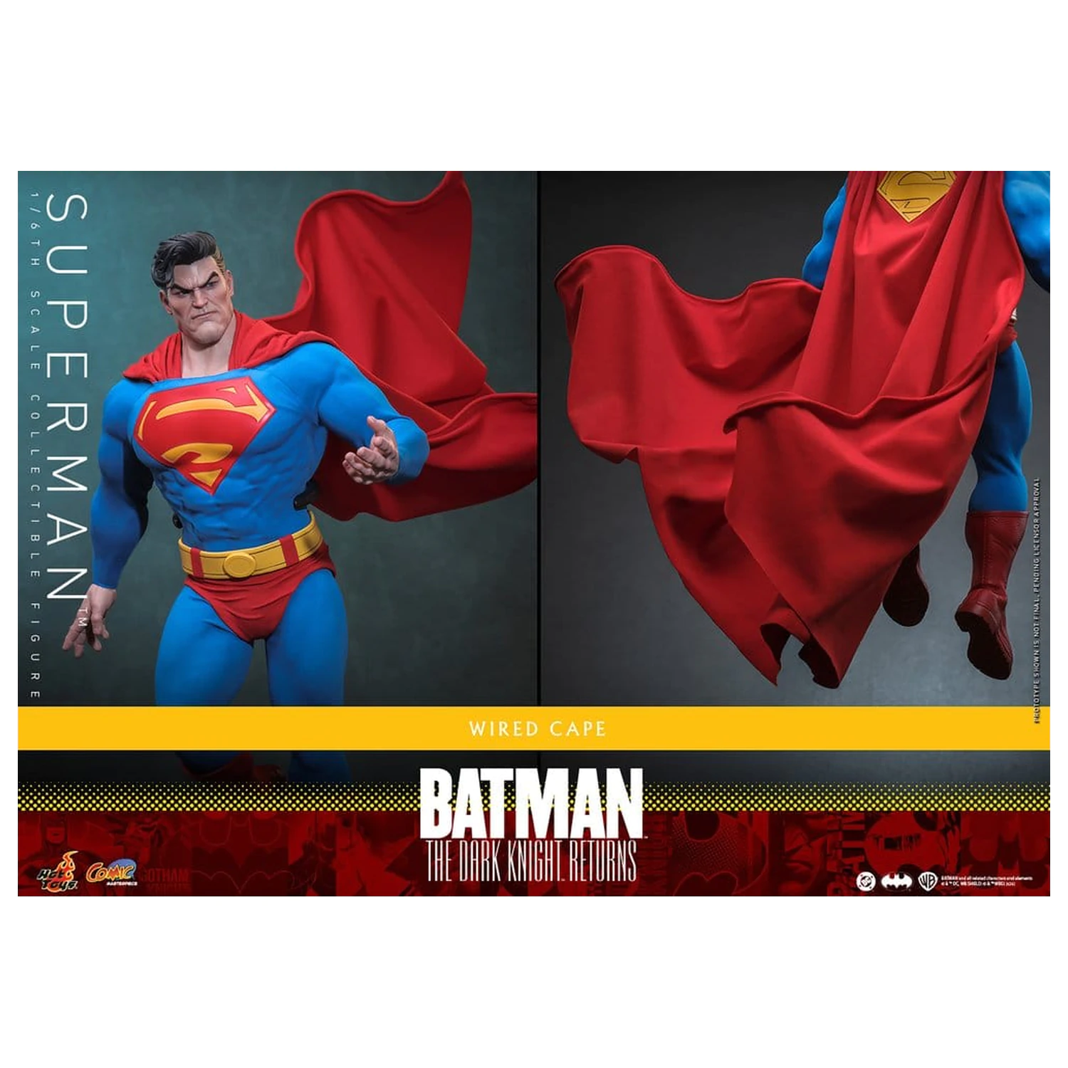 Batman: The Dark Knight Returns Comic Masterpiece figurka akcji 1/6 Superman 34 cm zdjęcie produktu